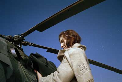 Afghan Airforce womanHelicopter pilot